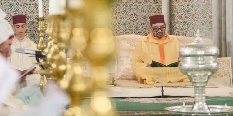 الملك غيترأس إحياء ليلة المولد النبوي بالرباط