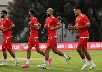 “الأسود” كيواصلو الإستعدادات ديالهم لمباراة ليبيريا