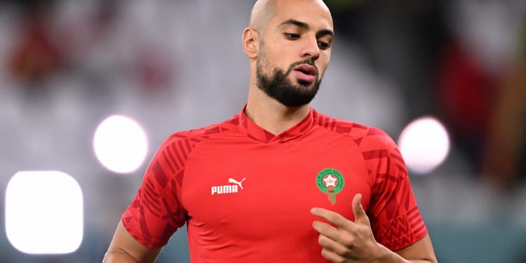 الإصابة حتّمات على سفيان أمرابط يغادر تداريب المنتخب المغربي