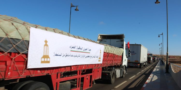 ضبط سائق شاحنة كيتاجر فالمساعدات الغذائية الموجهة لضحايا زلزال الحوز