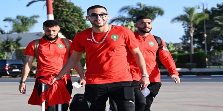 بالصور: أسود الأطلس يشدون الرحال إلى الكوت ديفوار