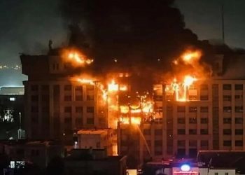 مصر.. إصابة 38 شخص بسباب حريق “مهول” بمديرية أمن الإسماعيلية