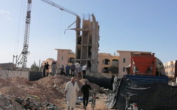 انهيار عمارة يجر مهندس و مقاول إلى الإعتقال