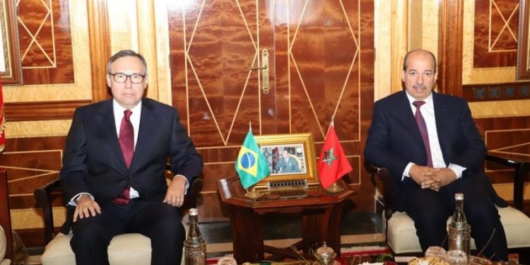 النعم ميارة يتباحث مع السفير البرازيلي بالمغرب