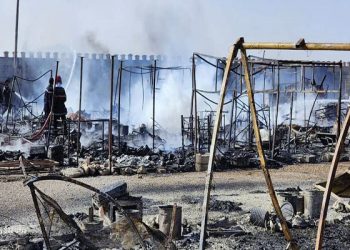 إند-لاع حريق مهول بسوق المتلاشيات في العيون