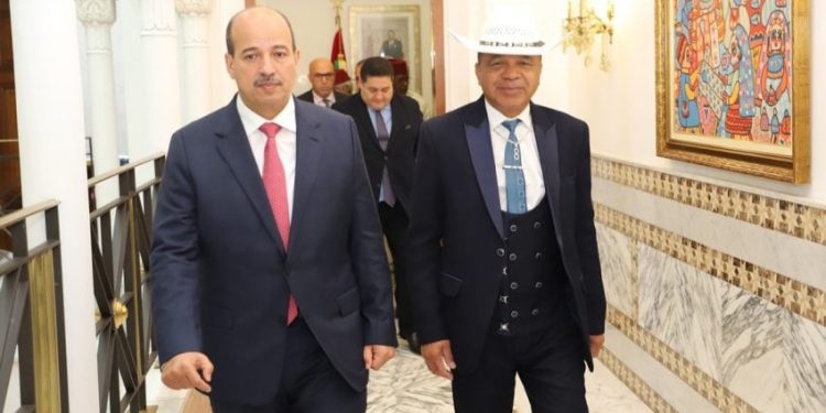 النعم ميارة يتباحث مع رئيس مجلس الشيوخ بجمهورية مدغشقر