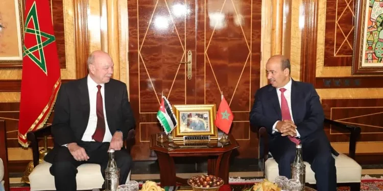 ميارة يستقبل رئيس مجلس الأعيان الأردني