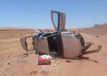 وفاة عنصر من قوات المساعدة بعد حادثة سير مميتة بالعيون