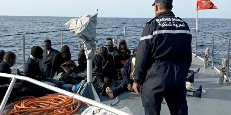 البحرية الملكية تنقذ 56 مرشحا للهجرة غير الشرعية بلكويرة