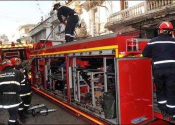 النيران تلتهم شقة سكنية بالبيضاء