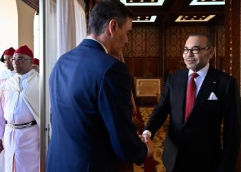 جلالة الملك محمد السادس يستقبل رئيس الحكومة الإسبانية بيدرو سانشيز