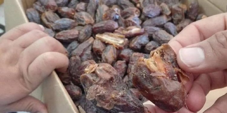 ضبط كمية من التمور الفاسدة بجرسيف