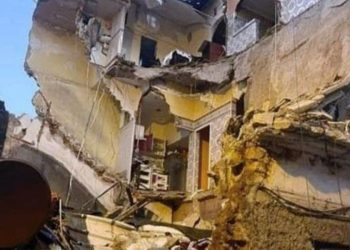 إنهيار منزل بالمدينة القديمة بالبيضاء