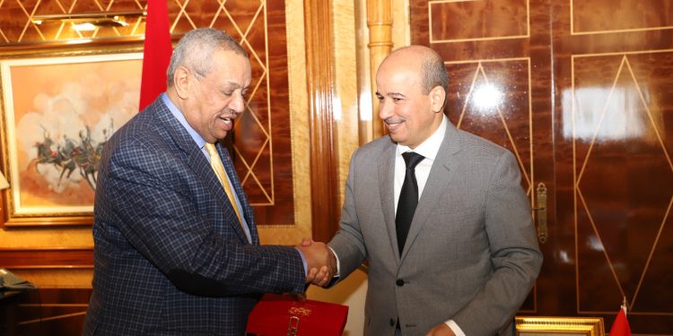النعم ميارة يستقبل رئيس الديوان الوطني لحقوق الإنسان بدولة الكويت
