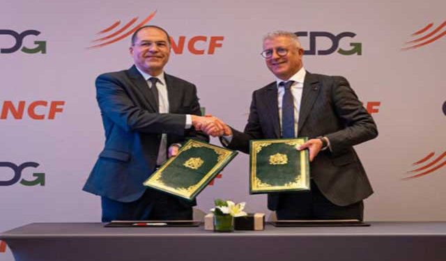 صندوق الإيداع والتدبير والمكتب الوطني للسكك الحديدية يوقعان اتفاقية شراكة استراتيجية