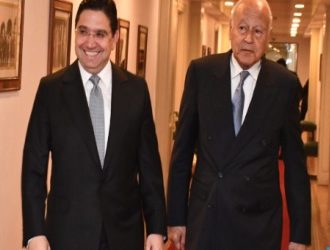 بوريطة يتباحث مع الامين العام للجامعة العربية