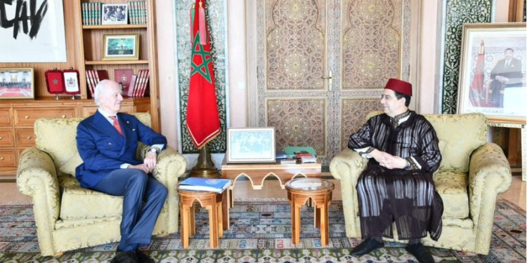 بوريطة يتباحث مع المبعوث الشخصي للأمين العام للأمم المتحدة للصحراء المغربية