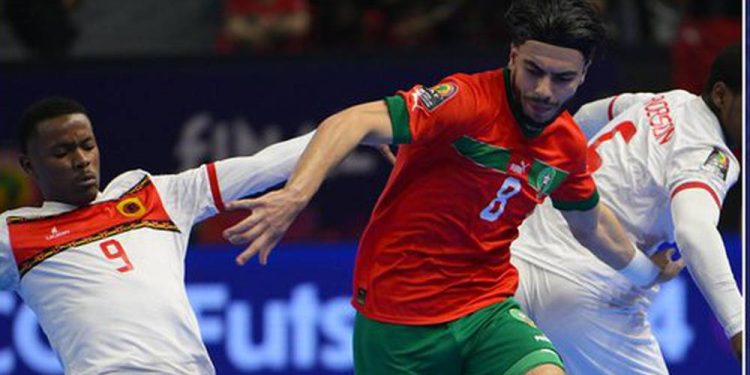 المنتخب الوطني للفوتسال يسحق نظيره الأنغولي ويحقق اللقب الثالث تواليا