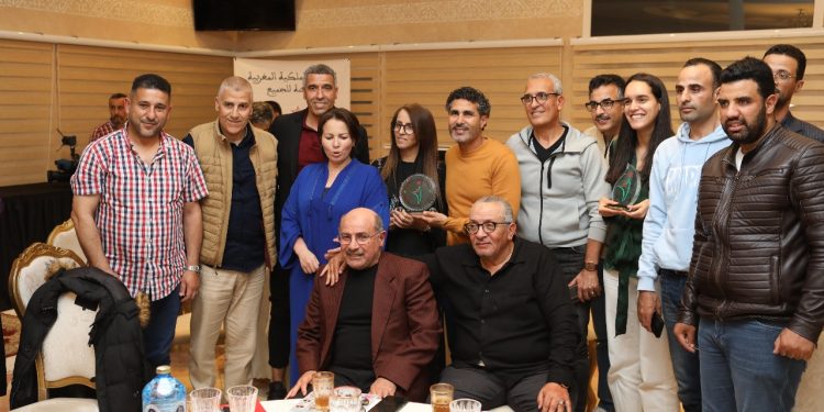 احتفالية الإعلاميين والرياضيين بمبادرة من الجامعة الملكية المغربية للرياضة للجميع.