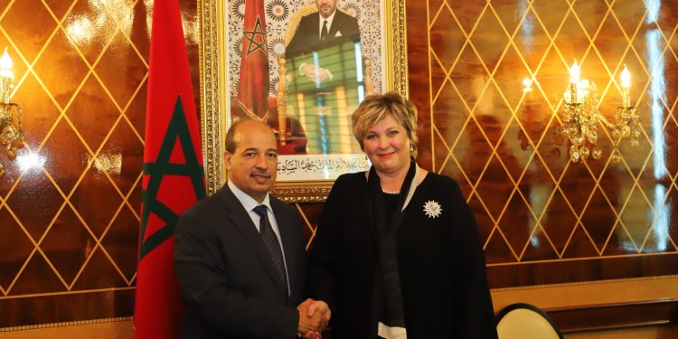 ميارة يستقبل فيرا كوفاروفا نائبة رئيسة مجلس النواب التشيكي