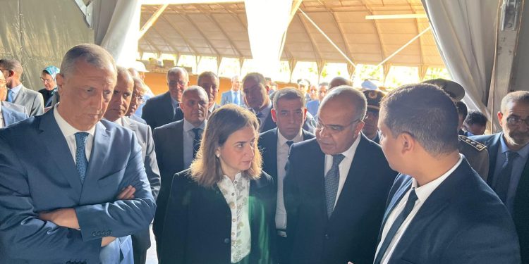 غيثة مزور تقوم بزيارة ميدانية لتفقد الترتيبات للنسخة الثانية من معرض جيتكس إفريقيا-المغرب 2024