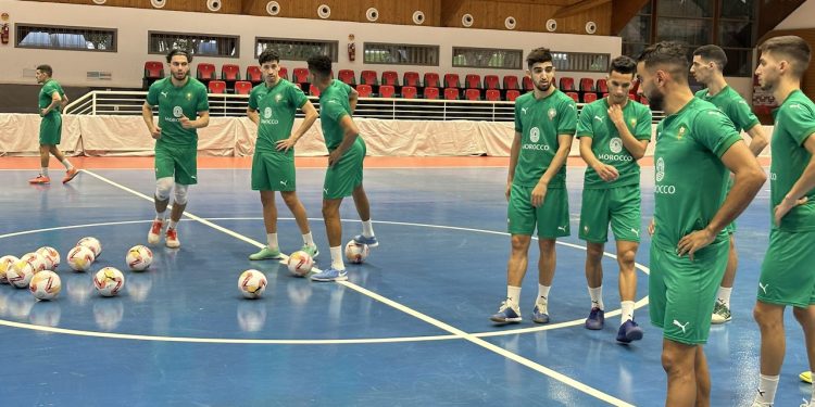 منتخب الصالات يواصل الإستعدادات لمواجهة غانا