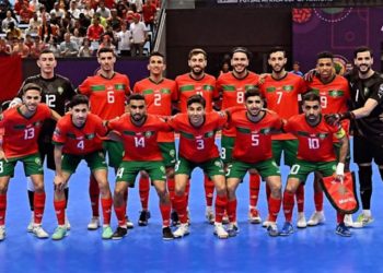 المنتخب الوطني للفوتسال يسحق نظيره الغاني ويتأهل للنصف النهائي من الكان