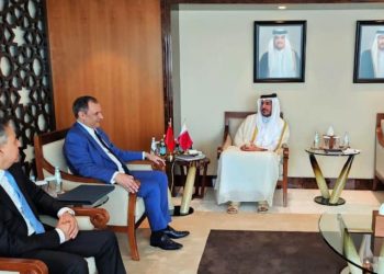رياض مزور يتباحث مع نظيره القطري سبل التعاون