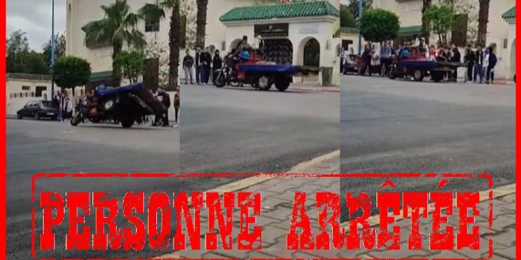 توقيف شاب في عقده الثاني يشتبه في تورطه في سياقة دراجة نارية ثلاثية العجلات بطريقة استعراضية وخطيرة بالشارع العام