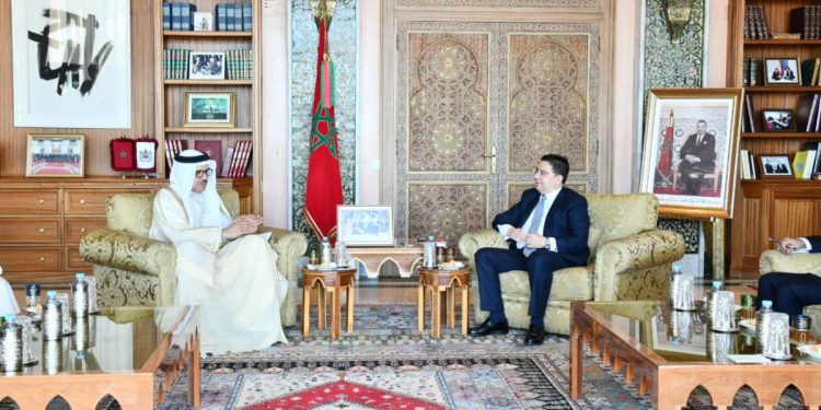 بوريطة يستقبل وزير خارجية البحرين