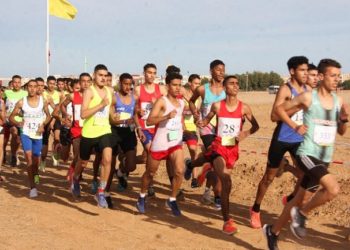 تألق ابن حد بوموسى بإقليم الفقيه بن صالح أسامة الرضواني في البطولة العربية لألعاب القوى بمصر