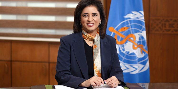 مديرة الصحة العالمية لشرق المتوسط تشيد بالرؤية الملكية لتحقيق السيادة الصحية بجنيف