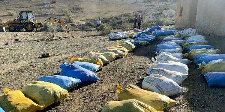ضبط كمية من فضلات دجاج لتسمين الأضاحي بمراكش