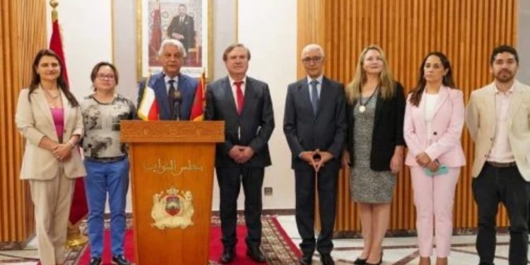 تعزيز التعاون محور مباحثات العلمي مع رئيس مجموعة الصداقة البرلمانية الشيلي-المغرب