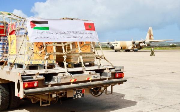 المغرب يرسل مساعدات إنسانية جديدة لقطاع غزة