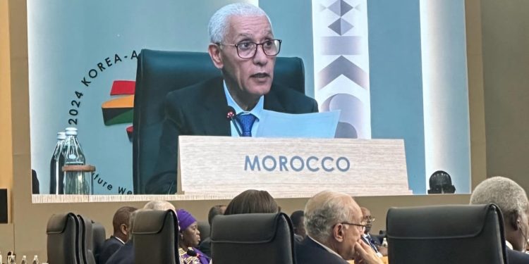 الطالبي العلمي: المغرب مقتنع بأن الشراكة الإفريقية الكورية  تشكل إضافة أساسية لجهود تقدم القارة