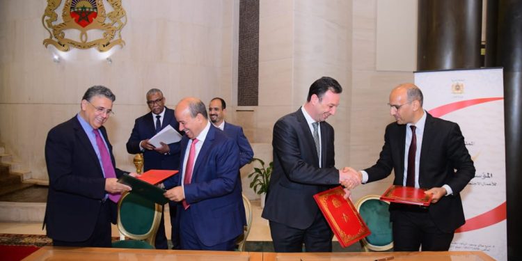رئيس مجلس المستشارين  بمعية وزير العدل يشرفان على توقيع اتفاقية للشراكة والتعاون بين المؤسسة المحمدية للأعمال الاجتماعية