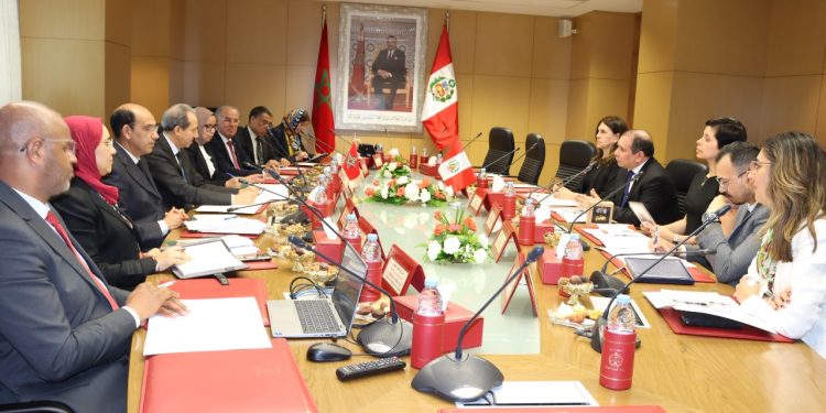 الداكي رئيس النيابة العامة يستقبل رئيس السلطة القضائية بجمهورية البيرو