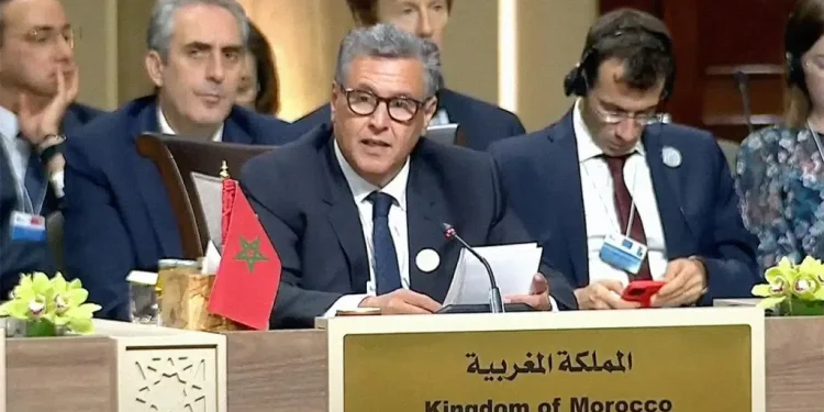أخنوش: ما يقع بغزة مأساة إنسانية والحلول العسكرية لن تجلب السلام