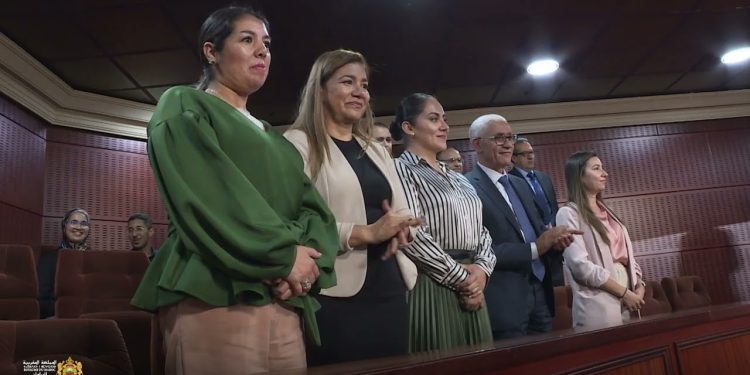 الطالبي العلمي يجري مباحثات مع رئيسة لجنة العلاقات الاقتصادية الدولية بمجلس النواب البوليفي