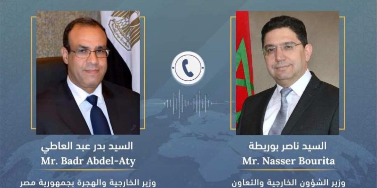 بوريطة يجري اتصالا هاتفيا مع وزير الخارجية المصري الجديد بدر عبد العاطي