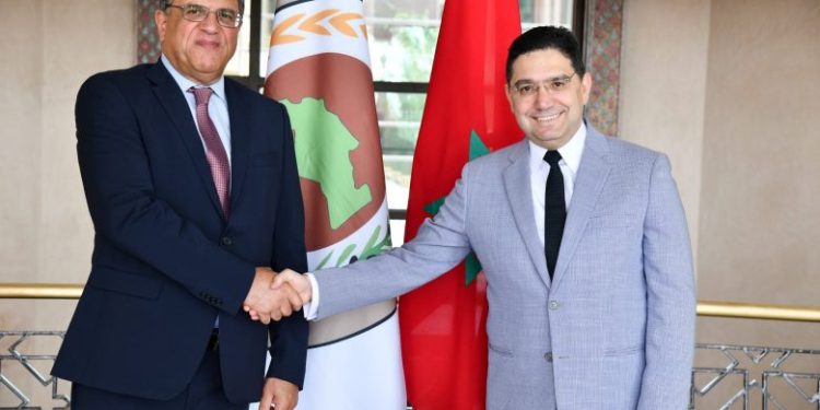 بوريطة يستقبل الأمين العام الجديد لاتحاد المغرب العربي طارق بن سالم
