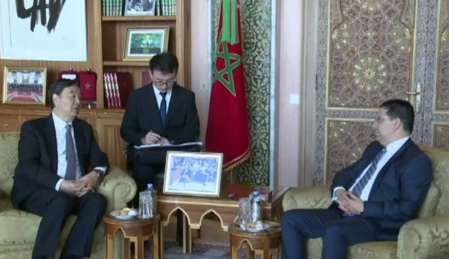 بوريطة يتباحث مع المبعوث الخاص للحكومة الصينية إلى الشرق الأوسط