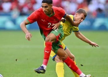 المنتخب الأولمبي ينهزم أمام أوكرانيا في ثاني مباريات الأولمبياد