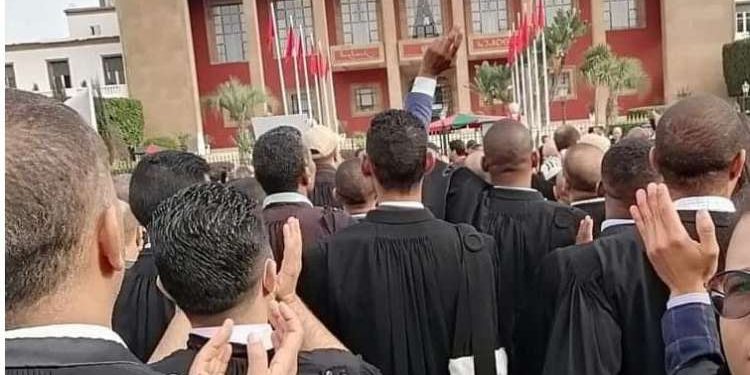 المحامون يحتجون  غدا السبت أمام البرلمان