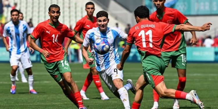 في أخر لحظات المباراة.. المنتخب الأولمبي يفشل في الفوز على الأرجنتين