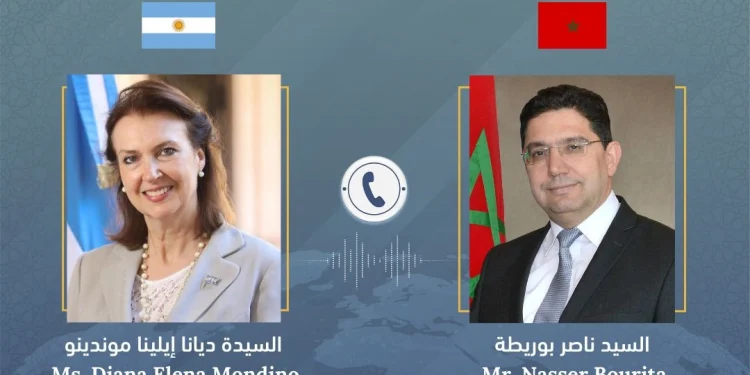 بوريطة يجرى محادثة هاتفية مع نظيرته الأرجنتينية