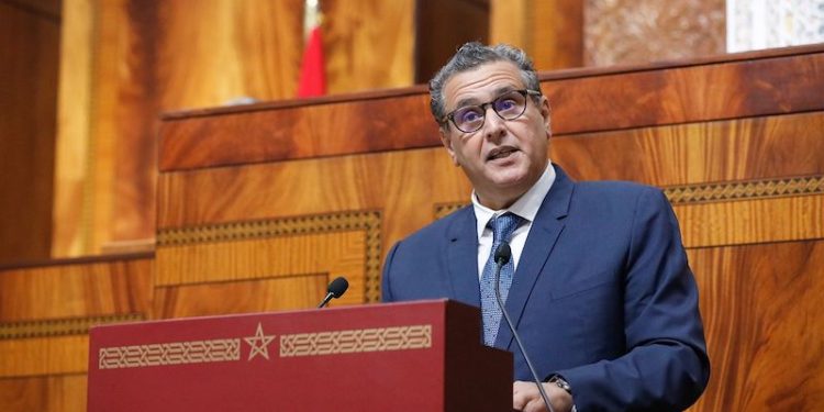 أخنوش يمثل اليوم الإثنين على أنظار نواب الأمة
