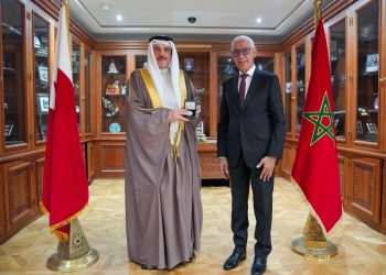 راشيد الطالبي العلمي يجري مباحثاث مع رئيس مجلس النواب بمملكة البحرين