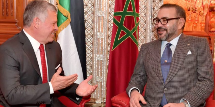 برقية تهنئة إلى الملك محمد السادس من أخيه العاهل الأردني بمناسبة عيد العرش
